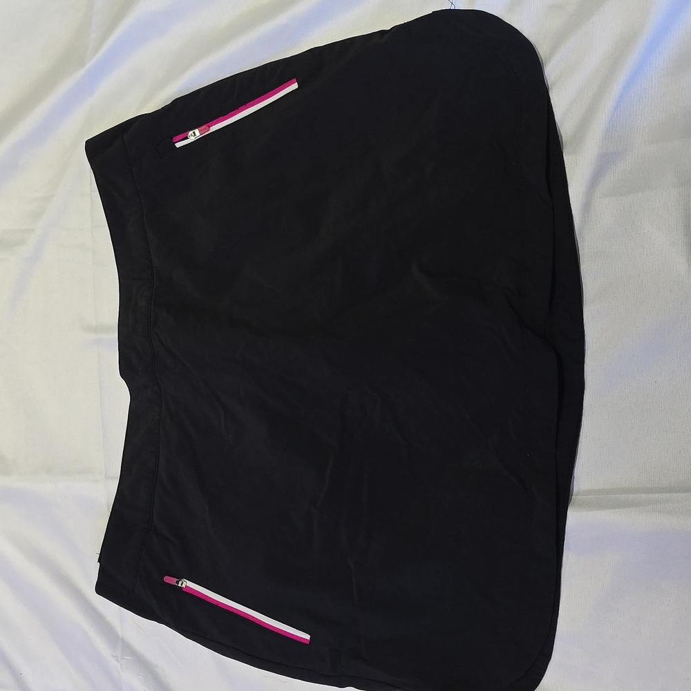 Slazenger GOLF Skort Zipped Side Pockets Scooped Hem Elastic Waist Inserts